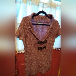 Maurices Maroon V-Neck Sweater